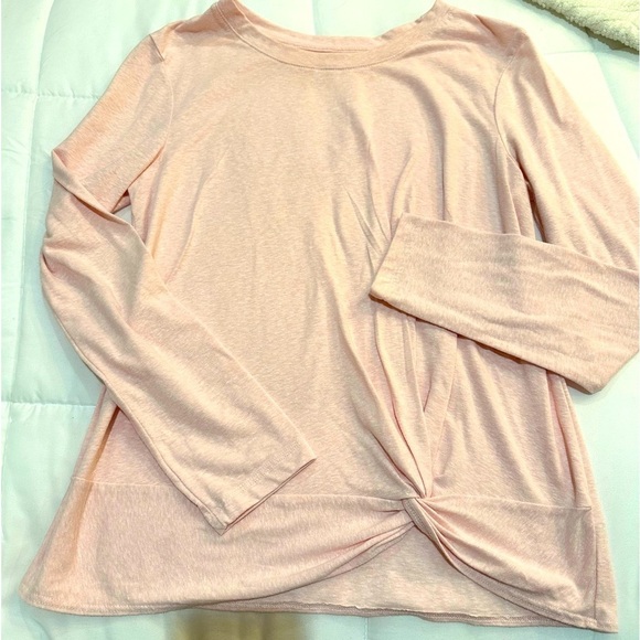 Caslon Pink Top with Knot Detail Size XS - Picture 1 of 5